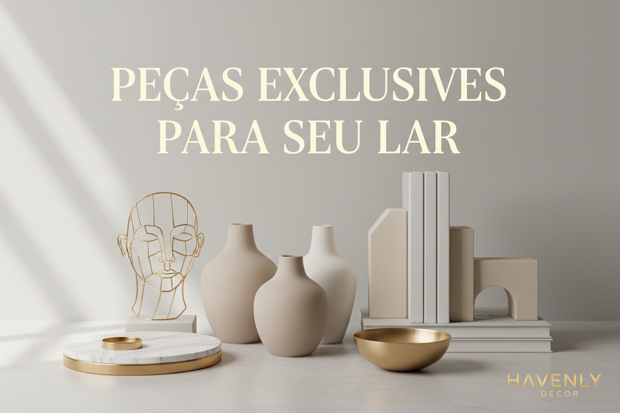 Banner Havenly Decor - Peças exclusivas